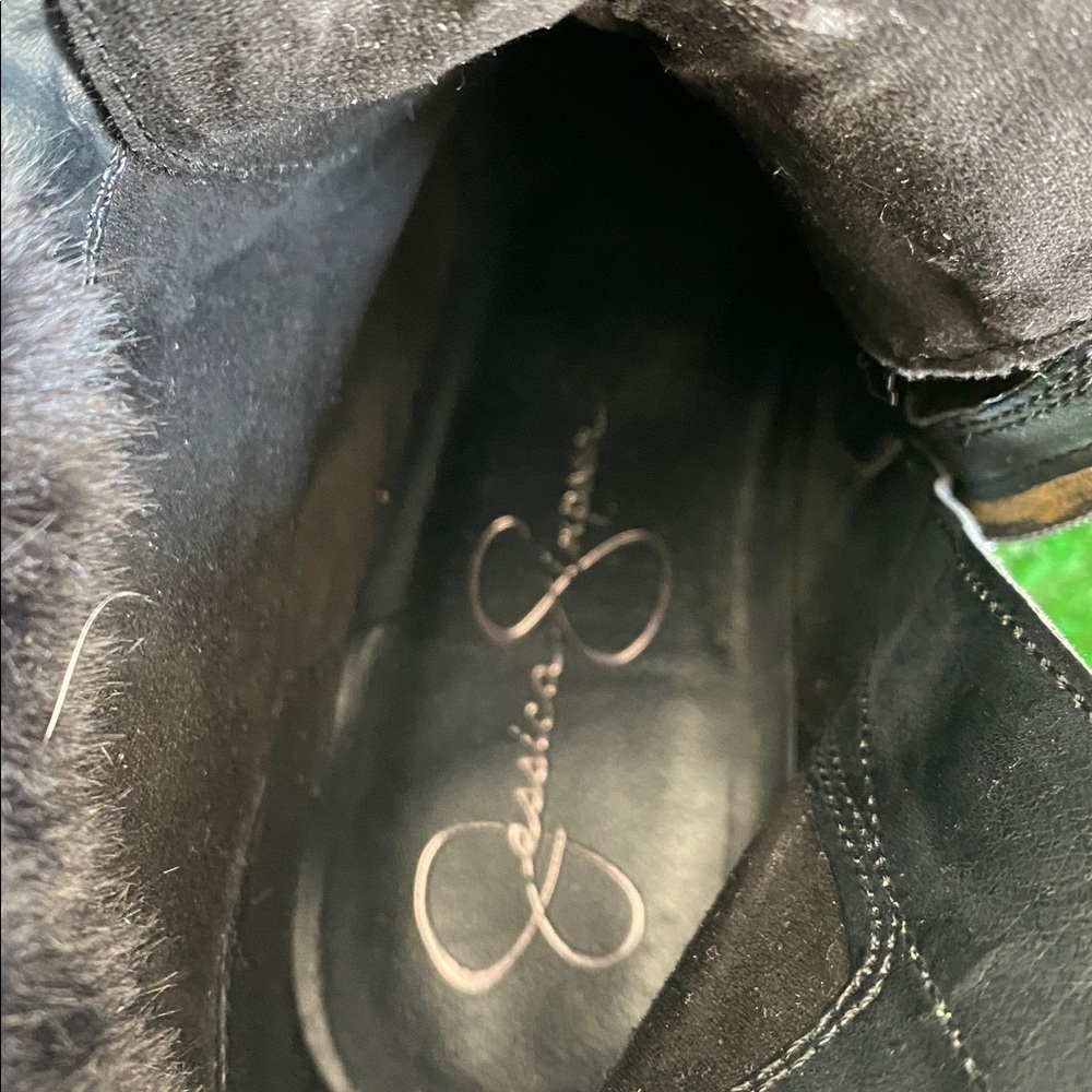 Jessica Simpson Women’s Deliah Rhinestone Booties –Black Size 7M (EU 37.5) H-10 - Picture 12 of 12